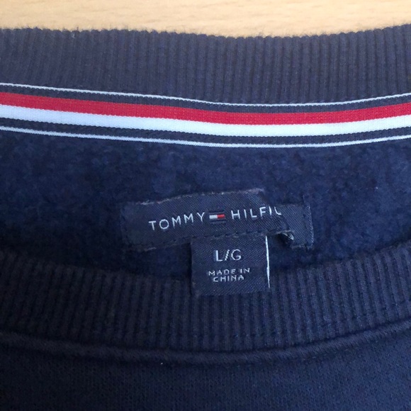 !LAST DAY!  Tommy Hilfiger Crewneck | red white blue | sz L - Picture 4 of 7